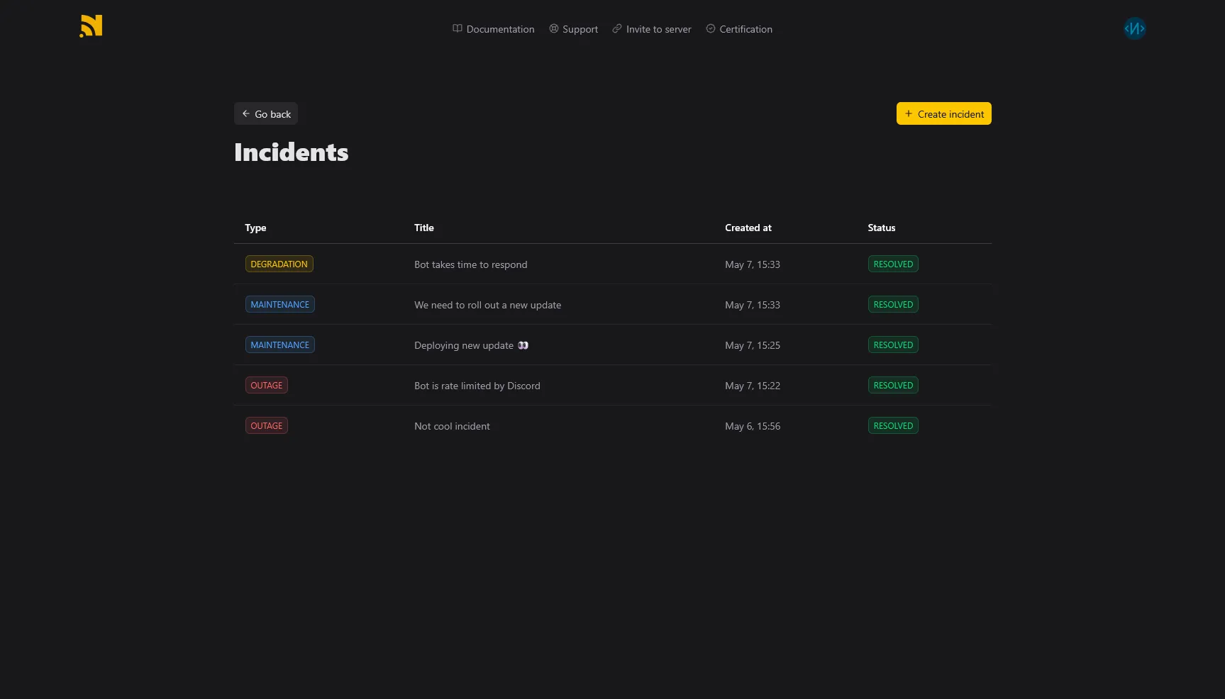 Gestion des bots